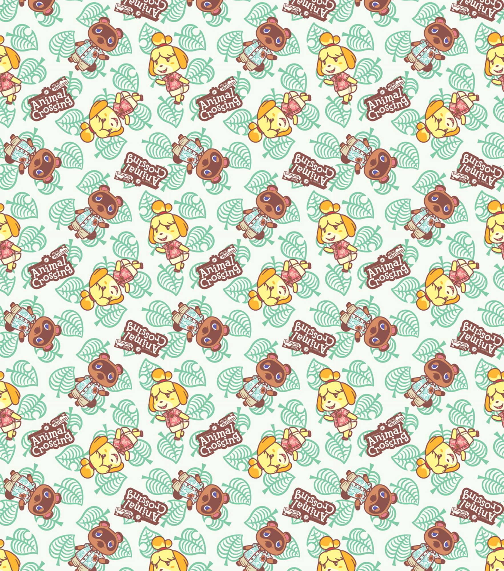 Nintendo Animal Crossing New Horizons Tom & Isabelle Nook Cotton Fabric